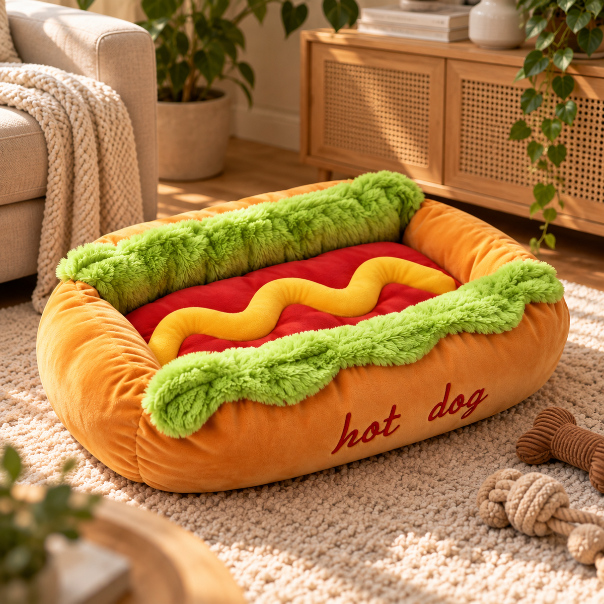 Cama Para Perros Hot Dog